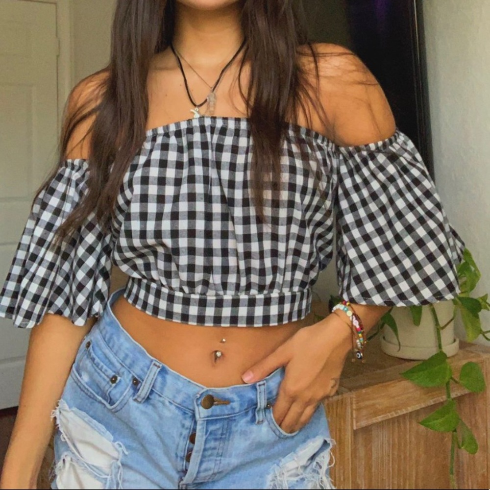 Cute Checkered Top